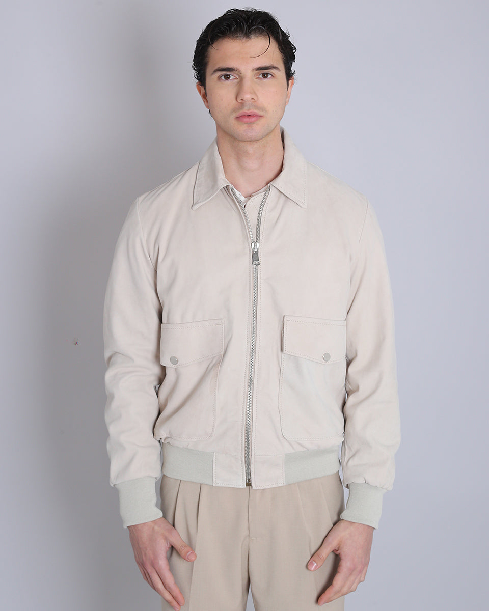 Msm Studio Suede Jacket with Pockets 