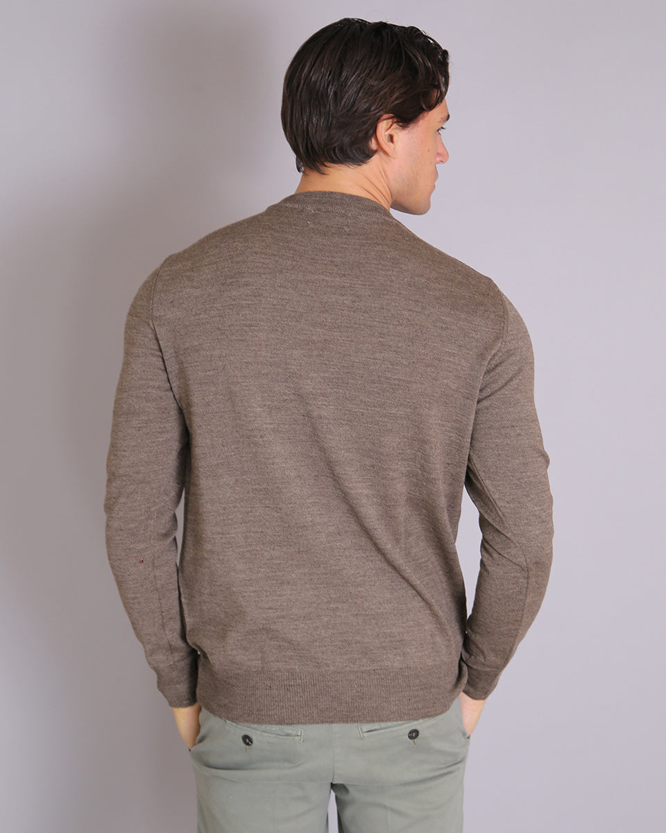 Msm Studio Merino Wool Half-Neck Sweater