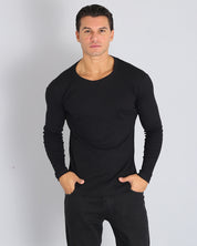 Msm Studio Ribbed Boat Neck T-Shirt