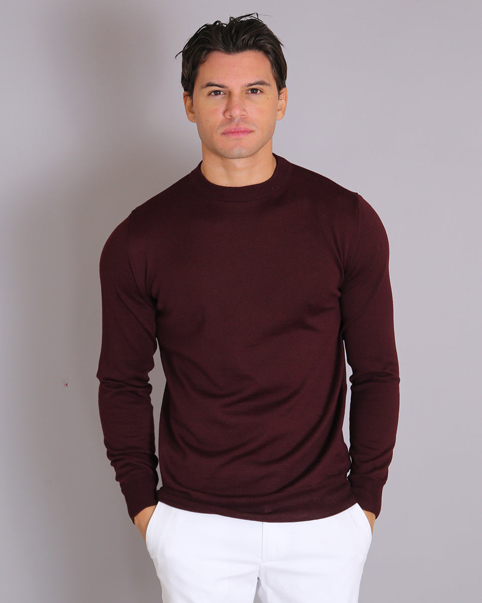 Msm Studio Merino Wool Half-Neck Sweater