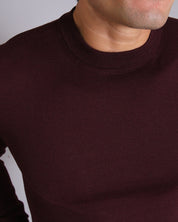 Msm Studio Merino Wool Half-Neck Sweater