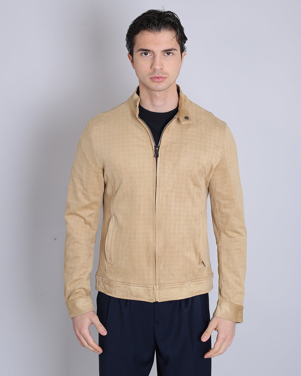 Msm Studio Suede Jacket with Pockets 