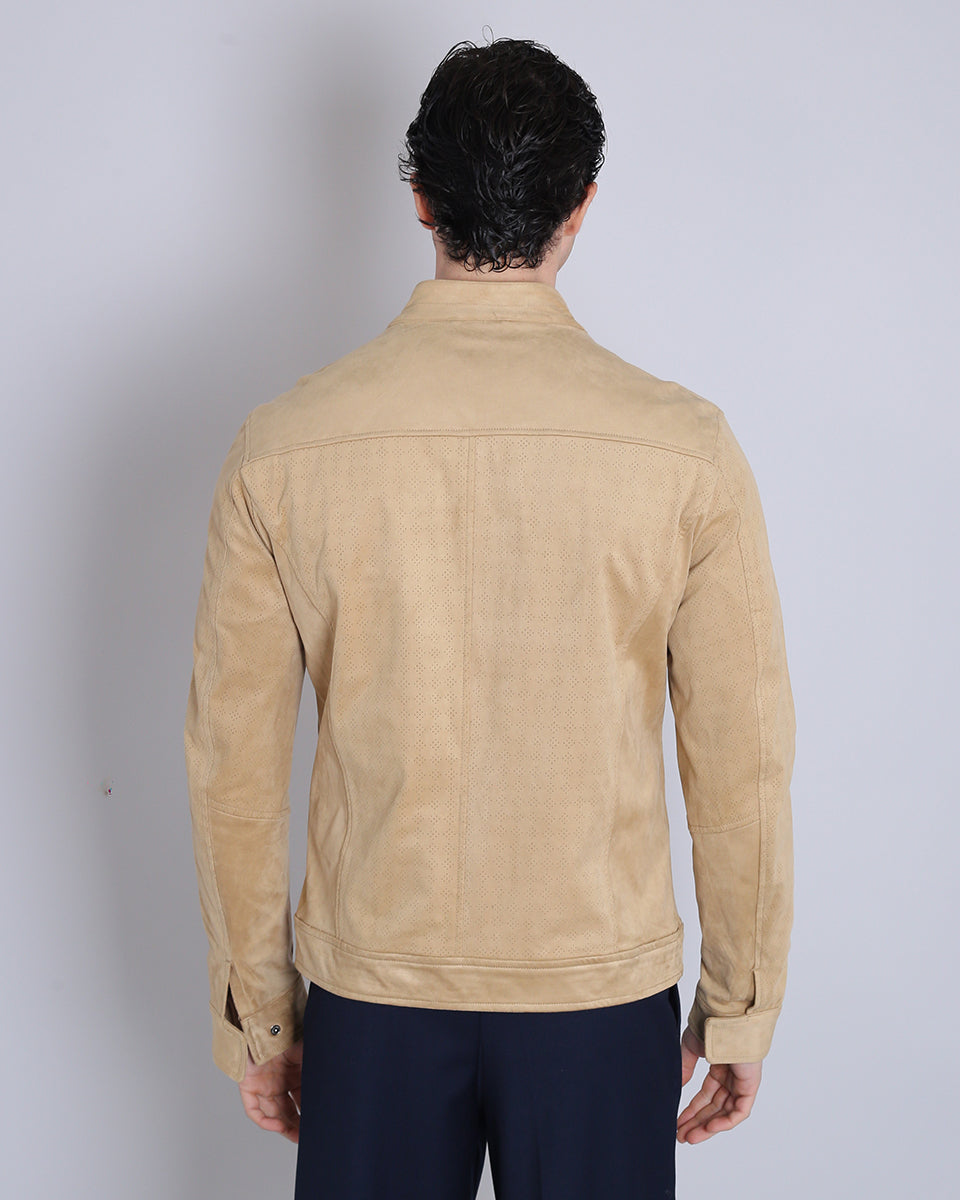 Msm Studio Suede Jacket with Pockets 