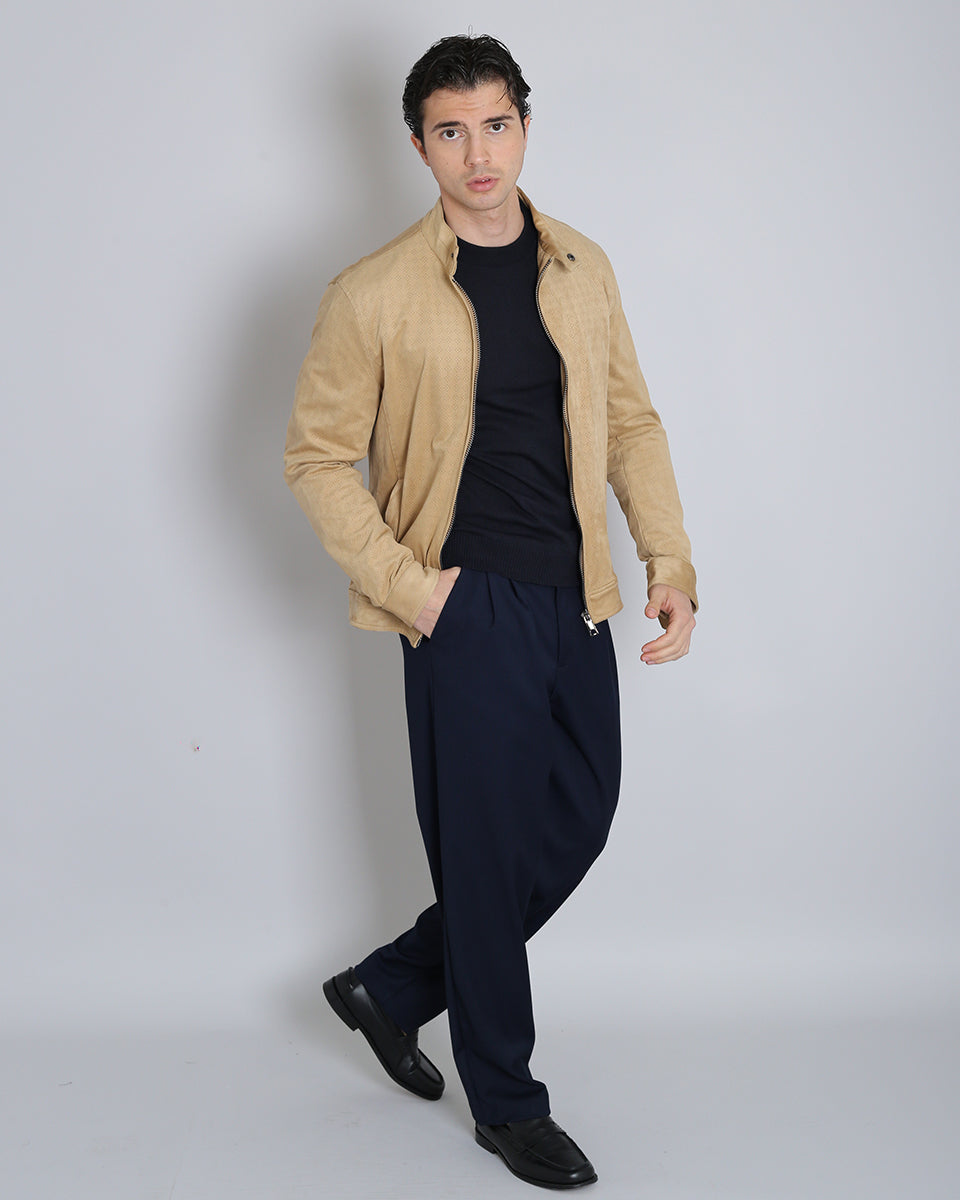 Msm Studio Suede Jacket with Pockets 