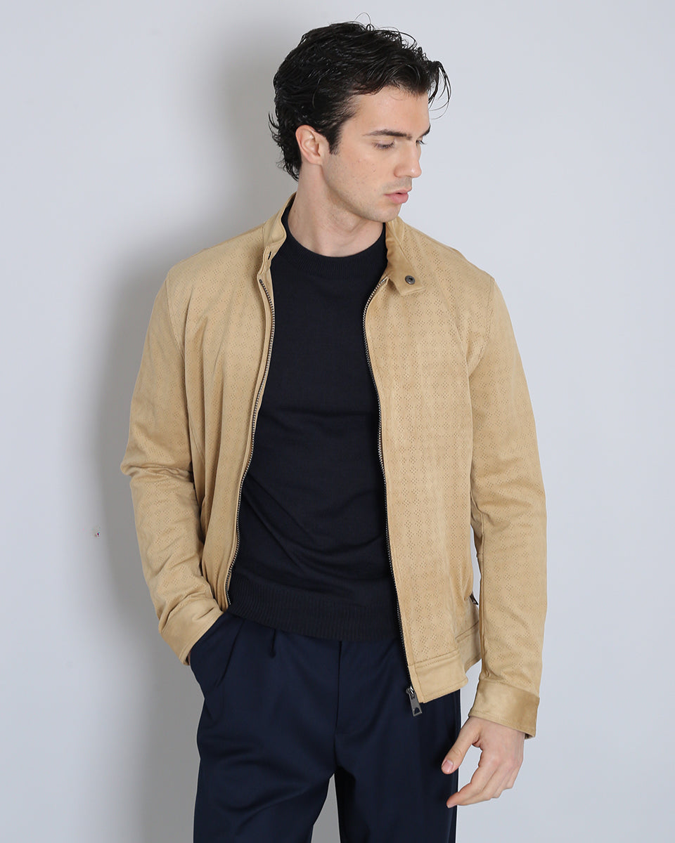 Msm Studio Suede Jacket with Pockets 