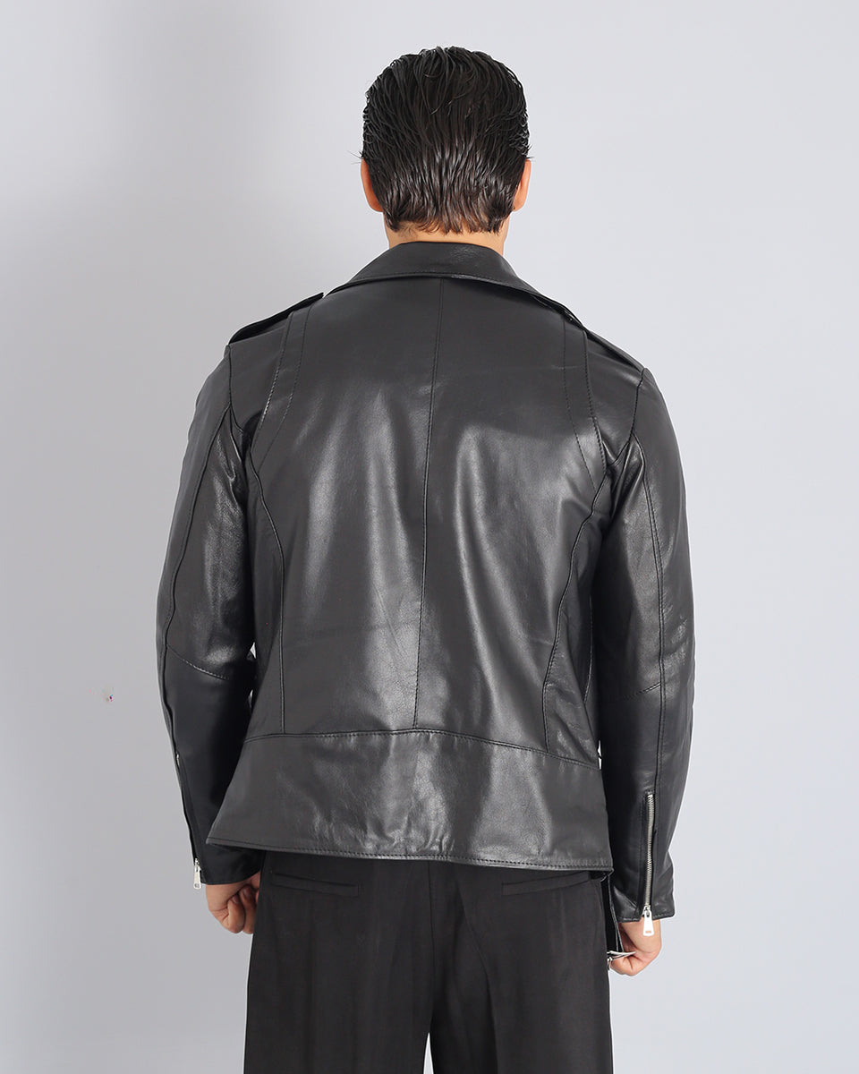 Basic Leather Jacket