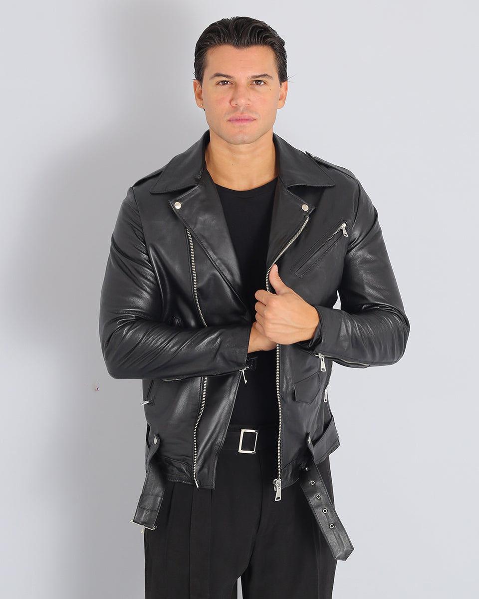 Basic Leather Jacket