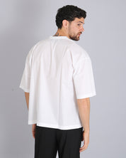 Msm Studio T-Shirt in Popeline con zip