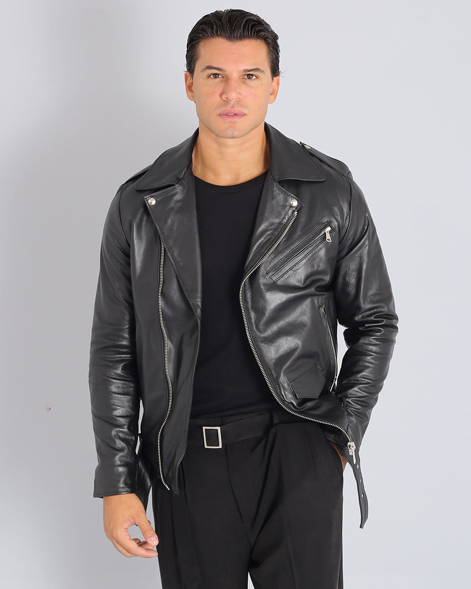 Basic Leather Jacket