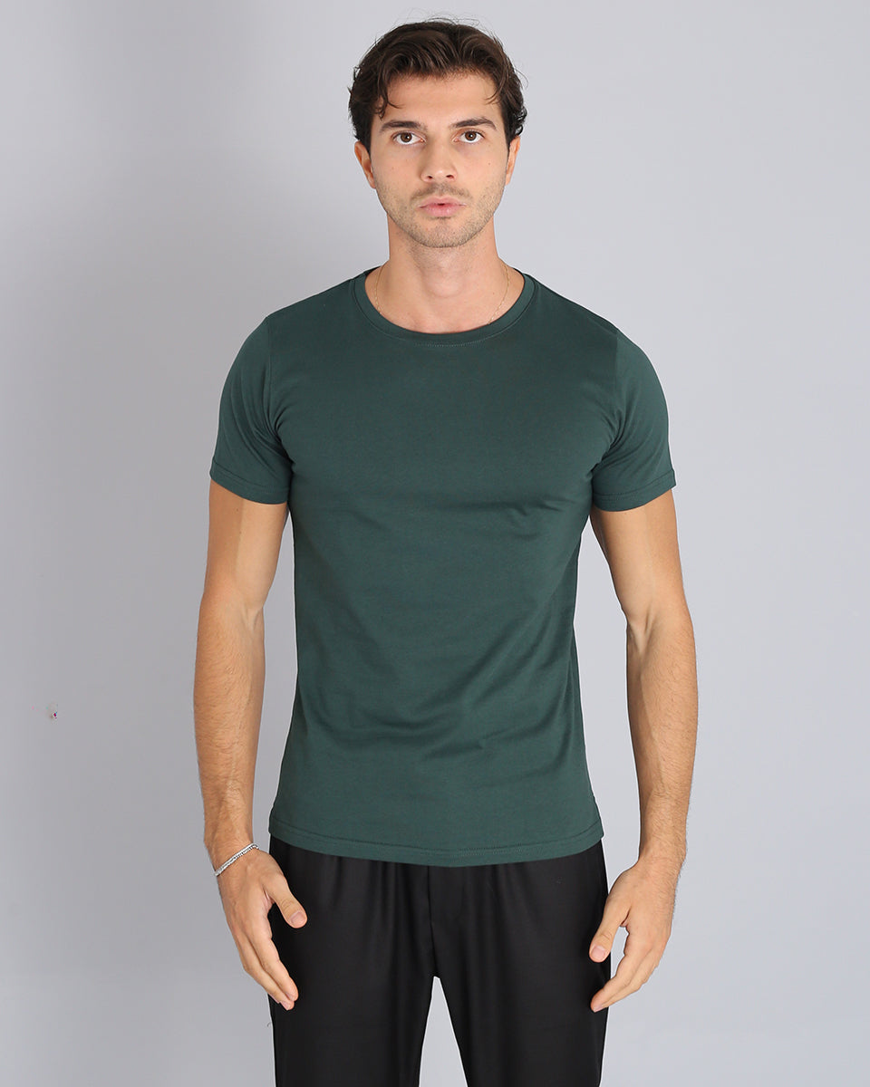 Basic t-shirt con spacchetto