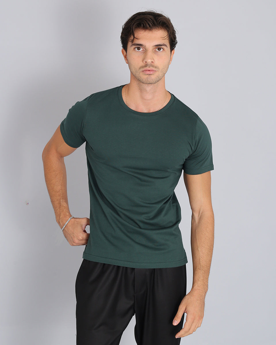 Basic t-shirt con spacchetto