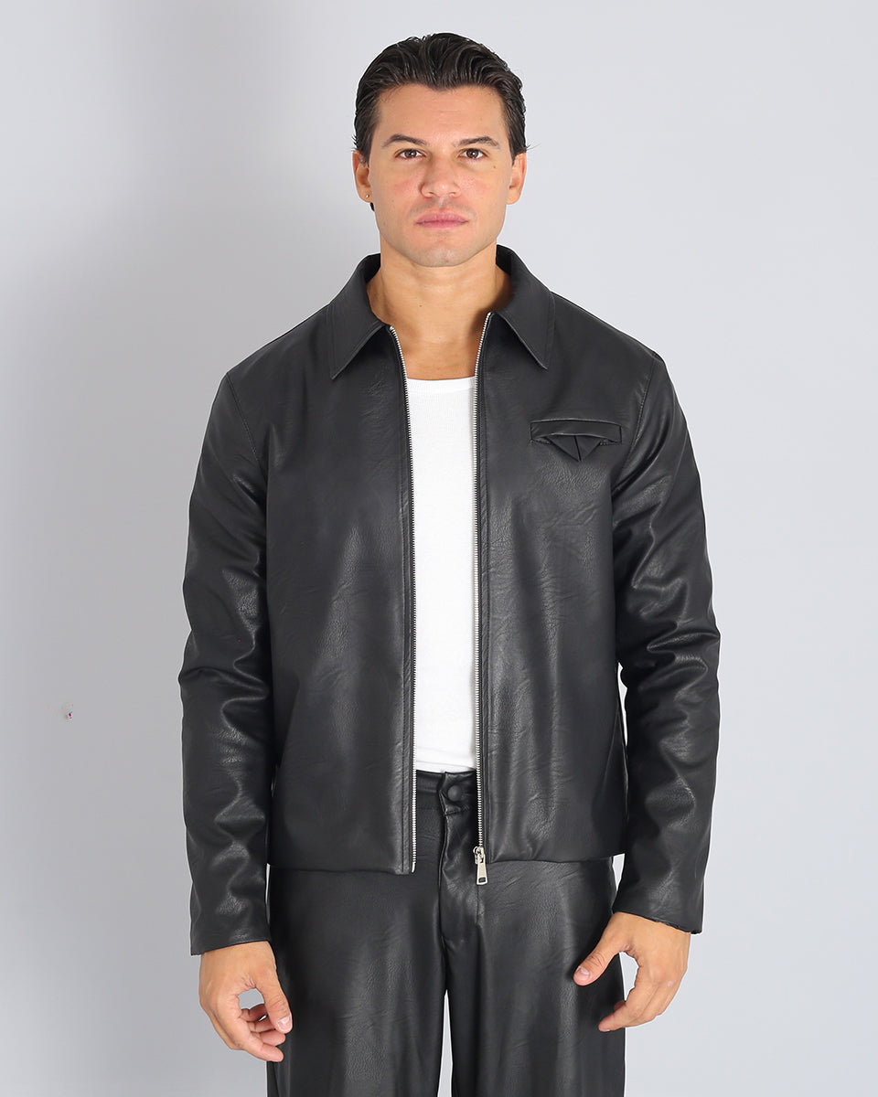 Basic Leather Jacket