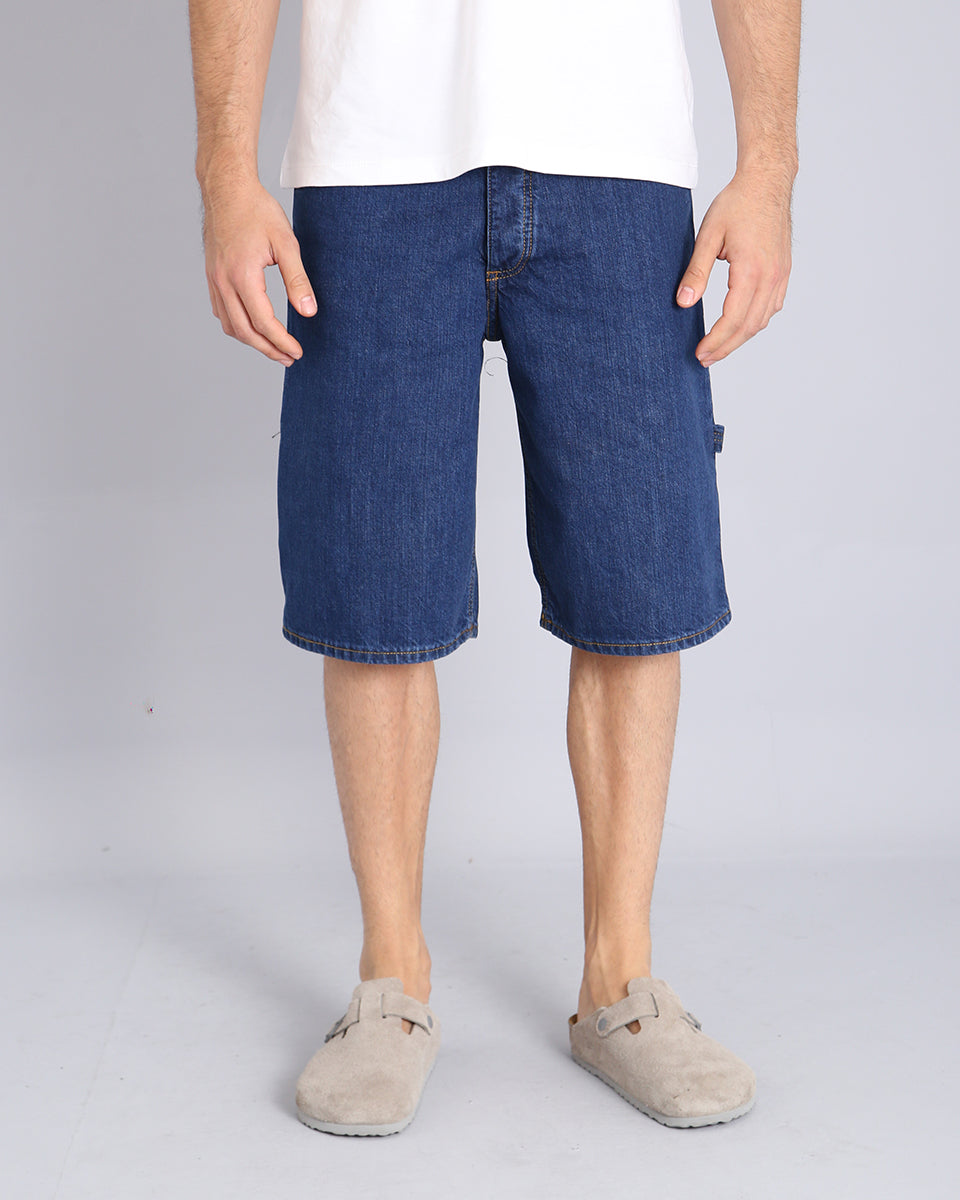 Msm Studio Denim Short Work Scuro