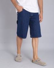 Msm Studio Denim Short Work Scuro