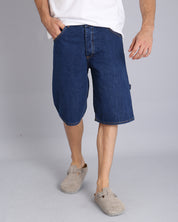 Msm Studio Denim Short Work Scuro