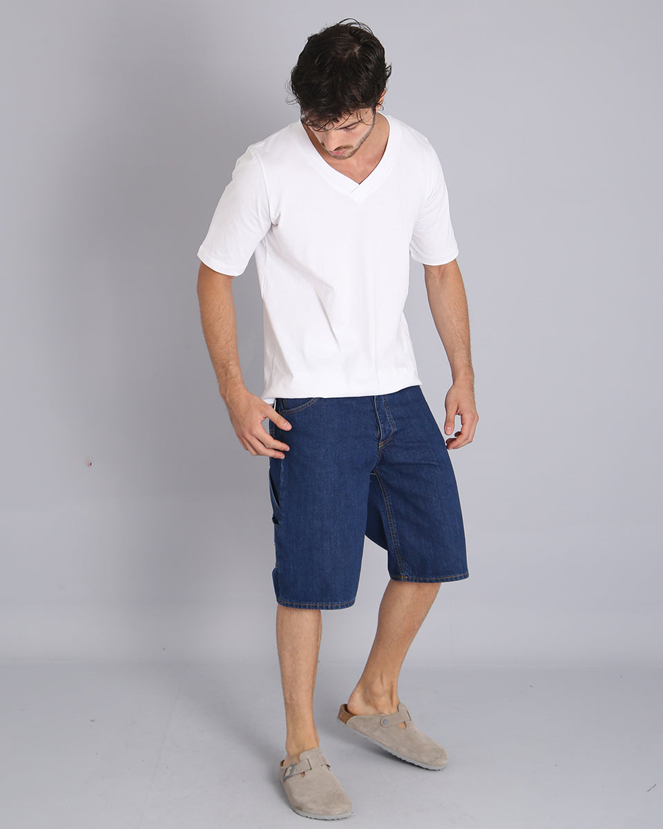 Msm Studio Denim Short Work Dark