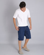 Msm Studio Denim Short Work Dark