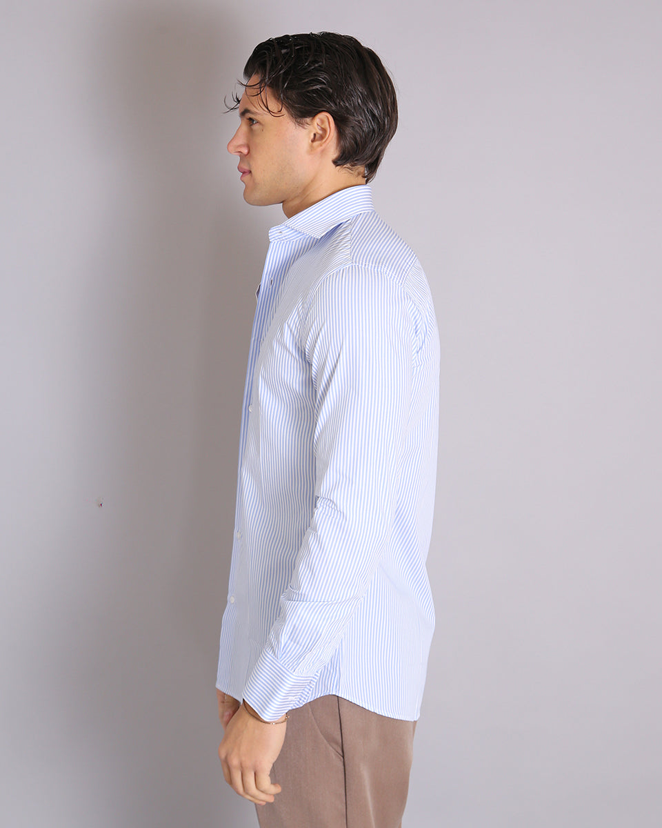 Msm Studio Camicia Sartoriale Rigata