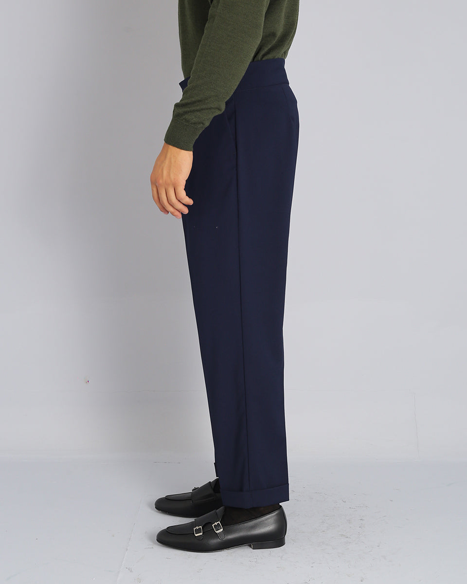 Relaxed Fit High Waist Trousers 