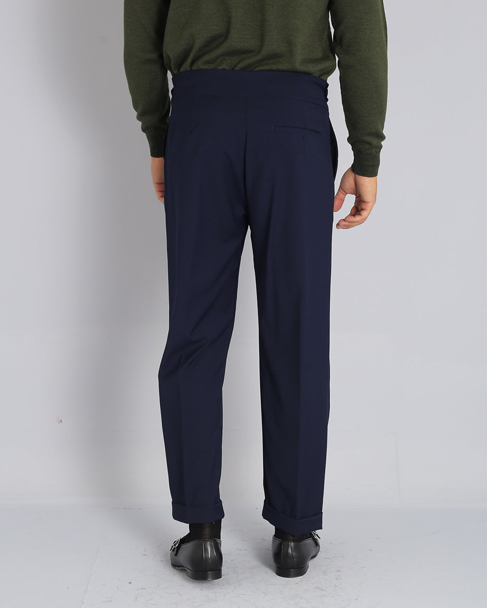 Relaxed Fit High Waist Trousers 