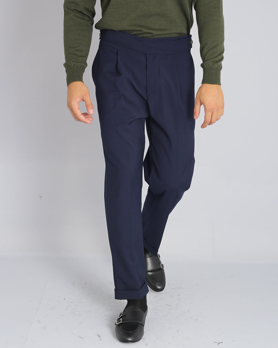 Relaxed Fit High Waist Trousers 