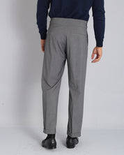 Relaxed Fit High Waist Trousers 