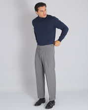 Relaxed Fit High Waist Trousers 