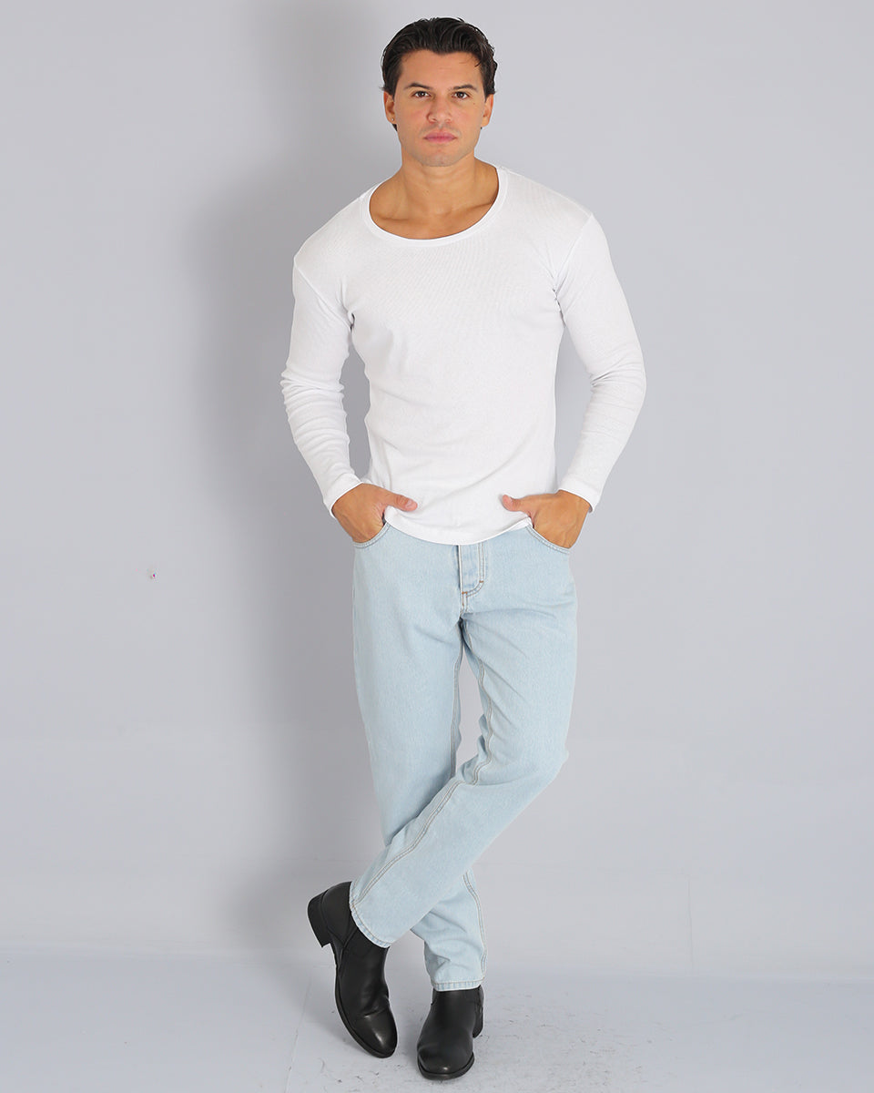 Msm Studio Denim Regular Fit Lavaggio Blitz