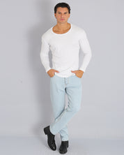 Msm Studio Denim Regular Fit Lavaggio Blitz