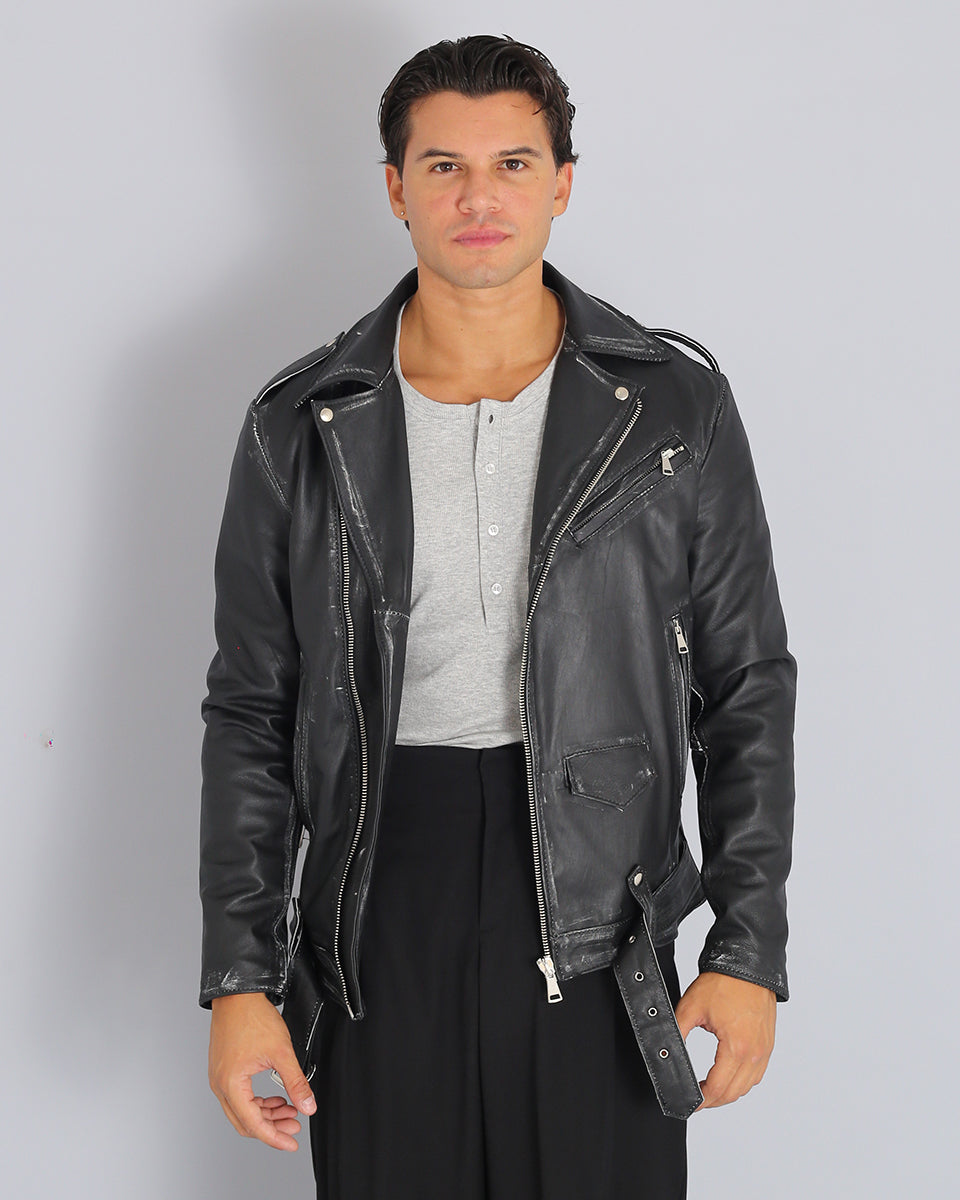 Basic Leather Jacket