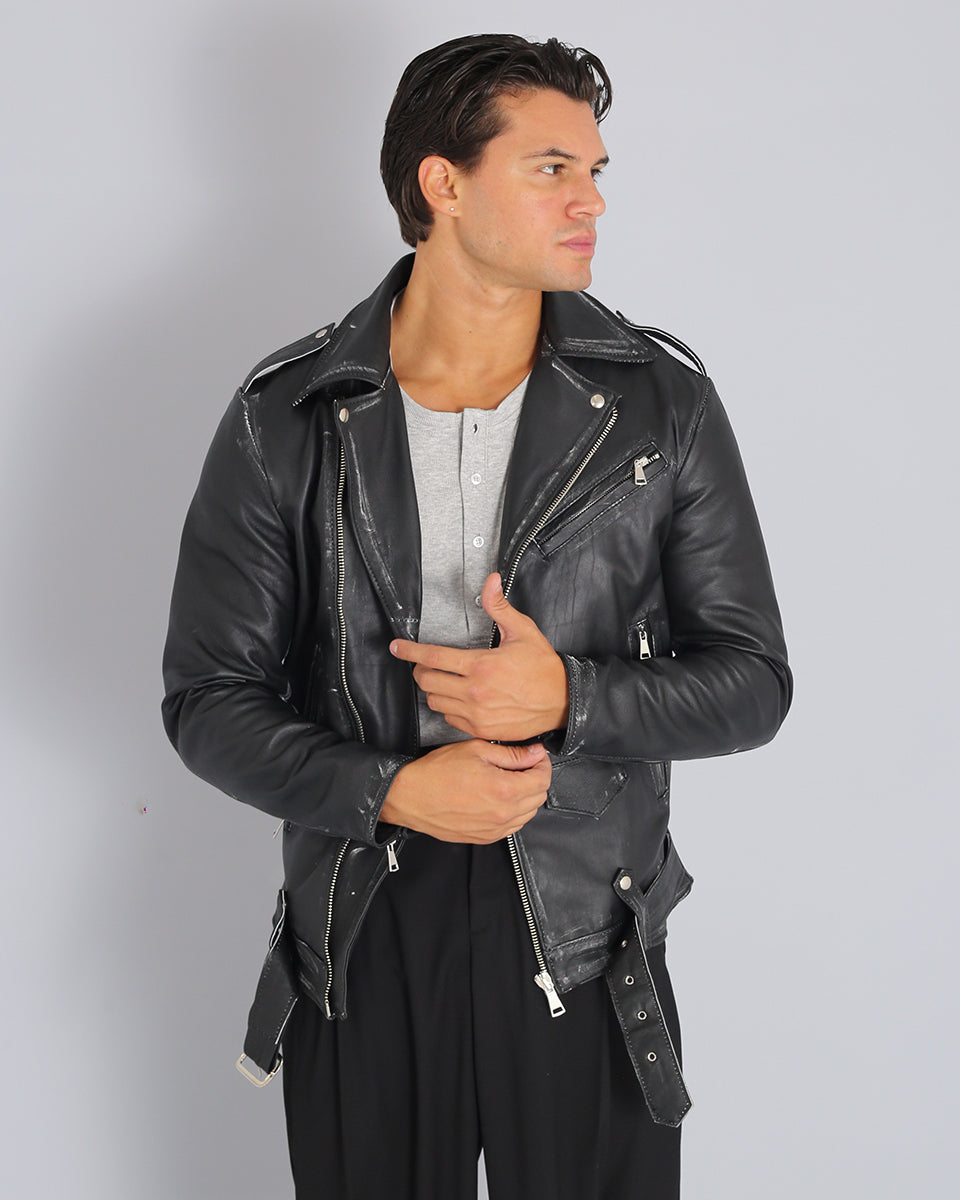 Basic Leather Jacket