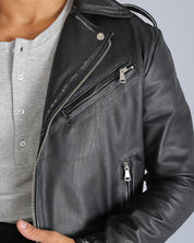 Basic Leather Jacket