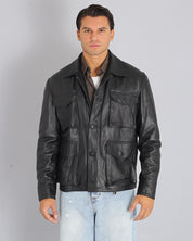 Msm Studio Jacket with pockets Black