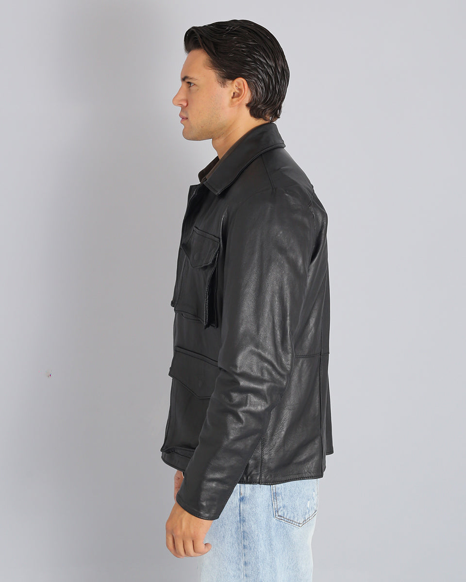 Msm Studio Jacket with pockets Black