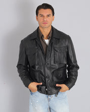 Msm Studio Jacket with pockets Black