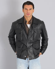 Msm Studio Jacket with pockets Black