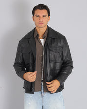 Msm Studio Jacket with pockets Black