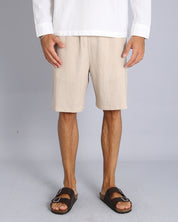 Msm Studio Bermuda Jogger in linen