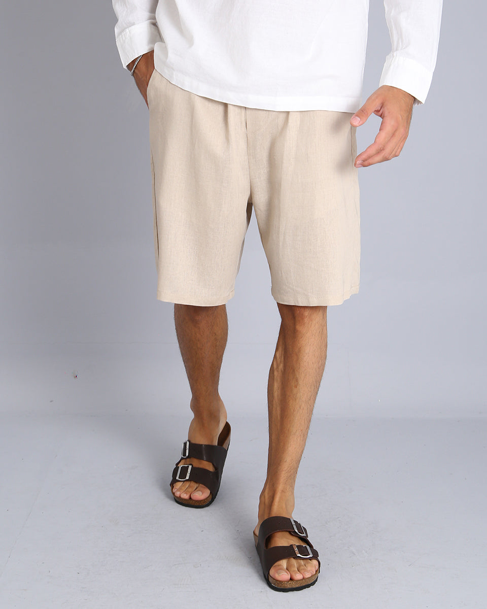 Msm Studio Bermuda Jogger in linen