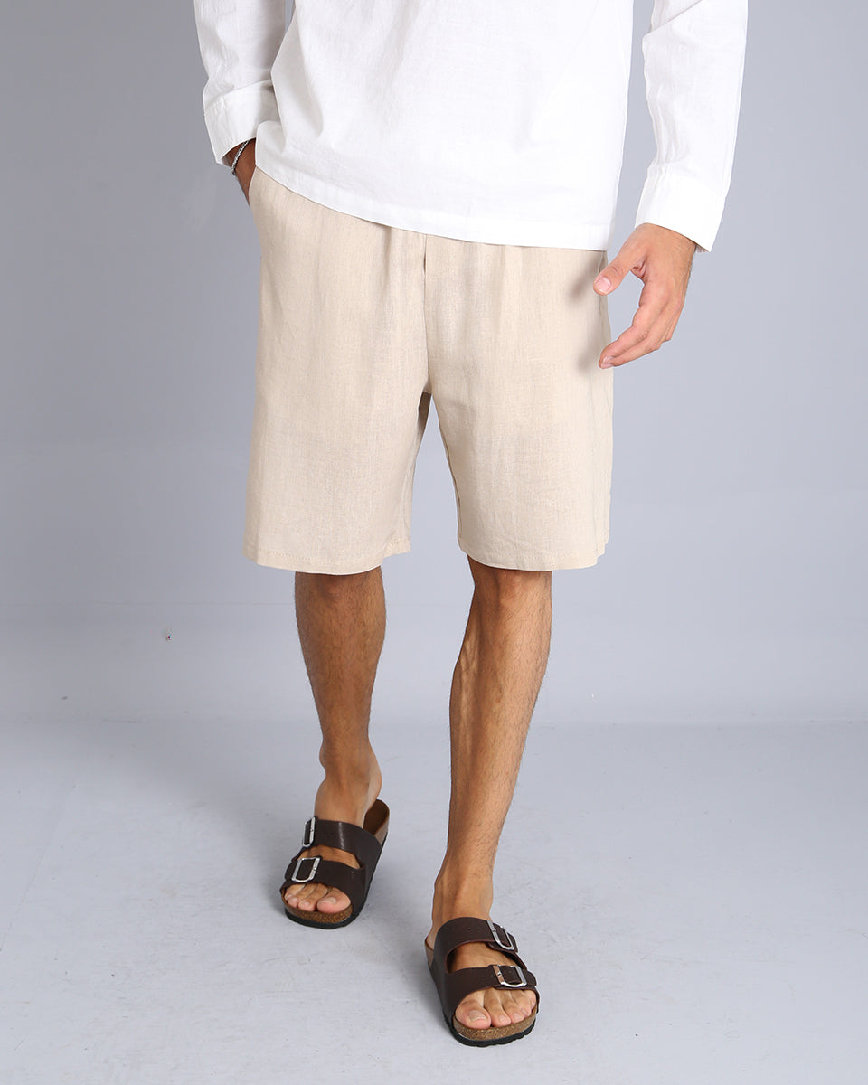 Msm Studio Bermuda Jogger in linen