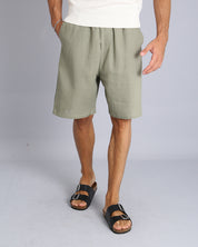 Msm Studio Bermuda Jogger in linen