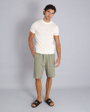 Msm Studio Bermuda Jogger in linen