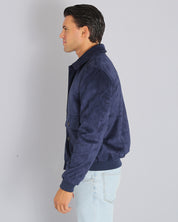 Bomber jacket with collar