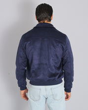 Bomber jacket with collar