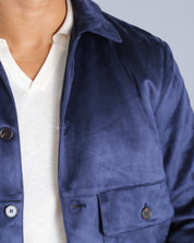 Bomber jacket with collar