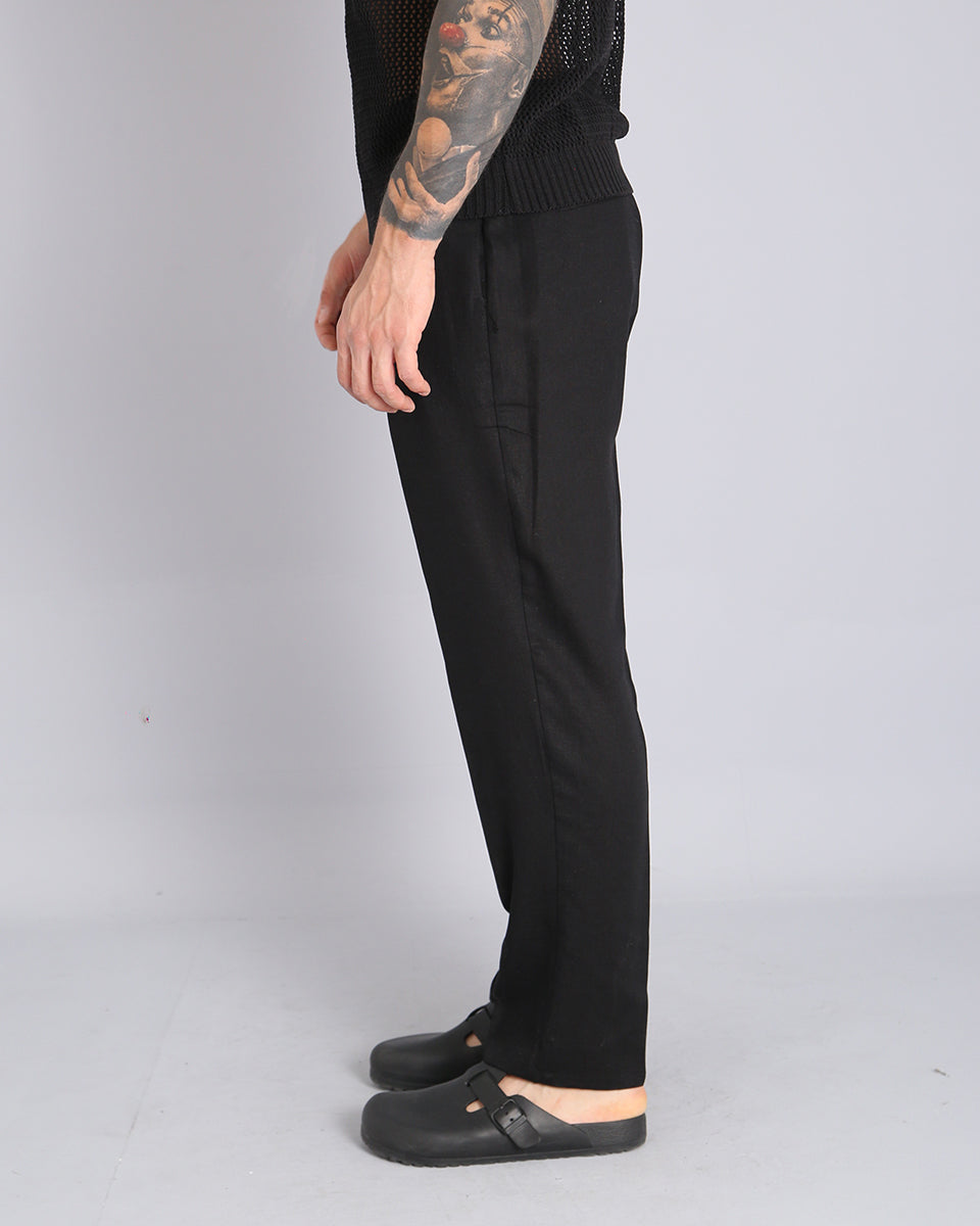 Msm Studio Pantalone Regular Fit in lino