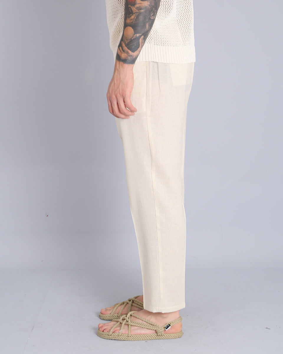 Msm Studio Regular Fit linen trousers 