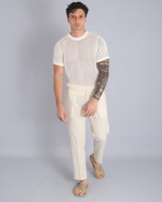 Msm Studio Regular Fit linen trousers 