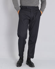 Structured Pants with Buckle 