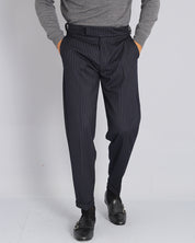 Structured Pants with Buckle 